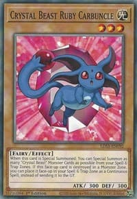 Crystal Beast Ruby Carbuncle - Legendary Duelists: Season 1 - YuGiOh card