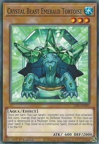 Crystal Beast Emerald Tortoise - Legendary Duelists: Season 1 - YuGiOh card