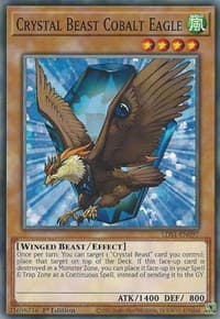 Crystal Beast Cobalt Eagle - Legendary Duelists: Season 1 - YuGiOh card