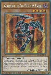 Gearfried the Red-Eyes Iron Knight - Legendary Duelists: Season 1 - YuGiOh card