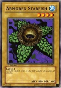 Armored Starfish - The Legend of Blue Eyes White Dragon - YuGiOh card