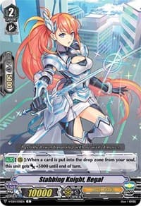 Stabbing Knight, Regal - V-EB14: The Next Stage - Cardfight Vanguard card