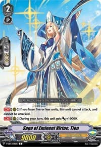Sage of Eminent Virtue, Tion - V-EB14: The Next Stage - Cardfight Vanguard card