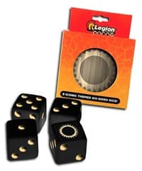 Iconic Dice Tin (16mm): Sun - Legion Premium Supplies: Dice Tins - Collectible Storage card