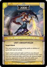 Yuki, Brightveiler Squire - Argent Saga Promos - Argent Saga TCG card
