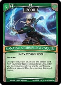 Nanatsu, Stormsurger Squire - Argent Saga Promos - Argent Saga TCG card