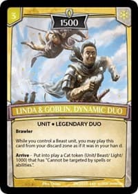 Linda & Goblin, Dynamic Duo - Argent Saga Promos - Argent Saga TCG card