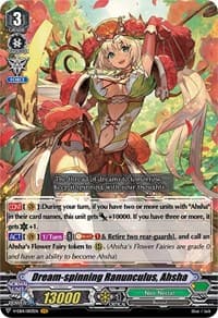 Dream-spinning Ranunculus, Ahsha - V-EB14: The Next Stage - Cardfight Vanguard card