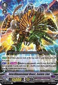 Interdimensional Beast, Isolate Lion - V-EB14: The Next Stage - Cardfight Vanguard card