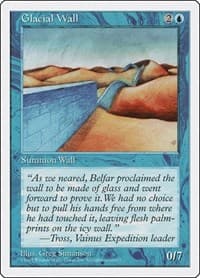 Glacial Wall - Fifth Edition - Magic: The Gathering card