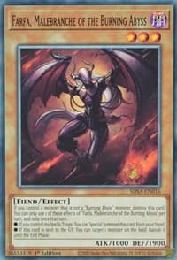 Farfa, Malebranche of the Burning Abyss - Structure Deck: Sacred Beasts - YuGiOh card