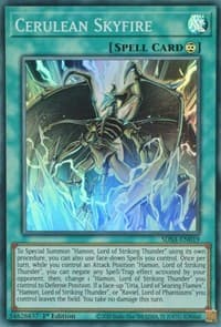 Cerulean Skyfire - Structure Deck: Sacred Beasts - YuGiOh card
