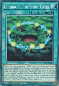 Opening of the Spirit Gates - Structure Deck: Sacred Beasts - YuGiOh card