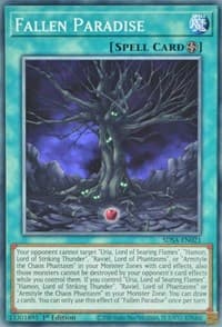 Fallen Paradise - Structure Deck: Sacred Beasts - YuGiOh card