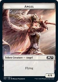Angel // Cat (011) Double-Sided Token - Core Set 2021 - Magic: The Gathering card