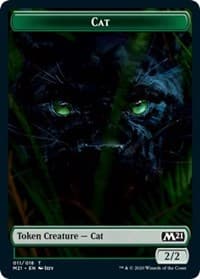 Cat (011) // Dog Double-Sided Token - Core Set 2021 - Magic: The Gathering card