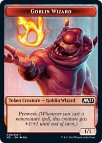 Goblin Wizard // Knight Double-Sided Token - Core Set 2021 - Magic: The Gathering card