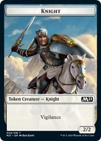 Knight // Soldier Double-Sided Token - Core Set 2021 - Magic: The Gathering card
