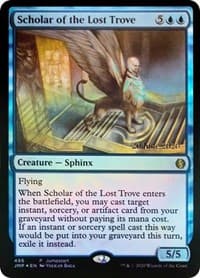 Scholar of the Lost Trove - Launch Party & Release Event Promos - Magic: The Gathering card