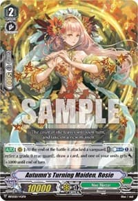 Autumn's Turning Maiden, Rosie - Bushiroad Event Cards - Cardfight Vanguard card