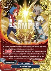 Battle Rage (SpringFest 2020) - Bushiroad Event Cards - Future Card BuddyFight card