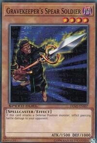 Gravekeeper's Spear Soldier - Speed Duel Demo Deck - YuGiOh card