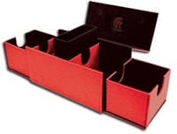 Vault 2 Red - Legion Premium Supplies Deck Boxes - Deck Boxes card