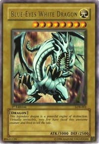 Blue-Eyes White Dragon - The Legend of Blue Eyes White Dragon - YuGiOh card
