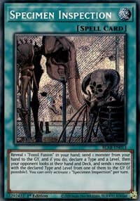 Specimen Inspection - Battles of Legend: Armageddon - YuGiOh card