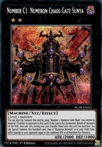 Number C1: Numeron Chaos Gate Sunya - Battles of Legend: Armageddon - YuGiOh card