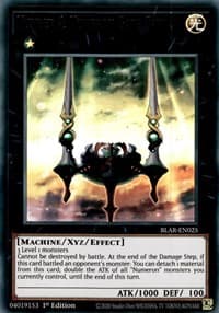 Number 4: Numeron Gate Catvari - Battles of Legend: Armageddon - YuGiOh card