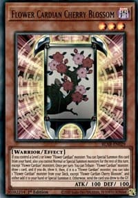 Flower Cardian Cherry Blossom - Battles of Legend: Armageddon - YuGiOh card