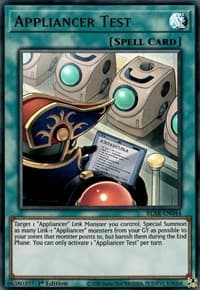 Appliancer Test - Battles of Legend: Armageddon - YuGiOh card