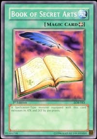 Book of Secret Arts - The Legend of Blue Eyes White Dragon - YuGiOh card