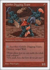 Goblin Digging Team - Fifth Edition - Magic: The Gathering card