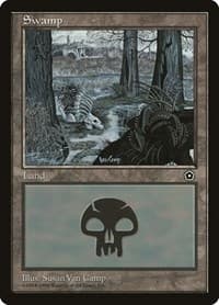 Swamp (164) - Portal Second Age - Magic: The Gathering card
