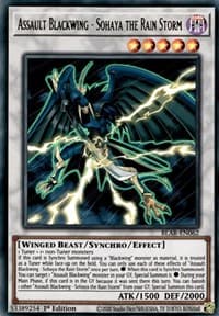 Assault Blackwing - Sohaya the Rain Storm - Battles of Legend: Armageddon - YuGiOh card