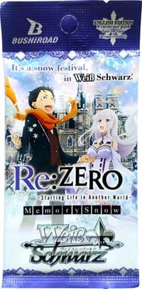 Re:ZERO Memory Snow Booster Pack - Re:ZERO Memory Snow - Weiss Schwarz card
