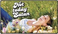 Rubber Playmat - Not Today Satan - Legion Premium Supplies Playmats - Playmats card