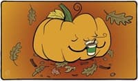 Rubber Playmat - Pumpkin Spice - Legion Premium Supplies Playmats - Playmats card