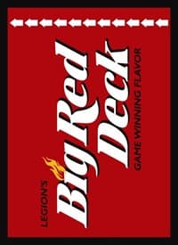 Double Matte Art Sleeve - Big Red Deck (50-Pack) - Legion Premium Supplies Card Sleeves - Card Sleeves card