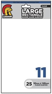 Clear Board Game Sleeves - Large Rectangle (25-Pack) - Legion Premium Supplies Board Game Sleeves - Card Sleeves card