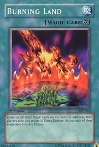 Burning Land - Pharaoh's Servant - YuGiOh card