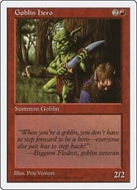 Goblin Hero - Fifth Edition - Magic: The Gathering card
