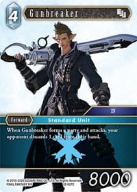 Gunbreaker - Opus XII - Final Fantasy TCG card