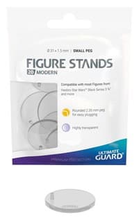 Ultimate Guard Figure Stands - Small Peg Modern (20 pieces) - Ultimate Guard Figure Stands - Collectible Storage card