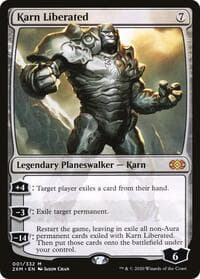 Karn Liberated - Double Masters - Magic: The Gathering card