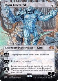 Karn Liberated (Borderless) - Double Masters - Magic: The Gathering card