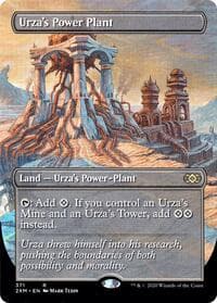 Urza's Power Plant (Borderless) - Double Masters - Magic: The Gathering card