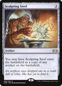 Sculpting Steel - Double Masters - Magic: The Gathering card